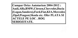 Achizitionez Autoturisme