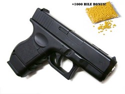 airsoft 6mm ,full metal REPLICA GLOCK,1000 bile cadou.PISTOL AIRSOFT.