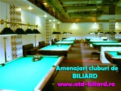 Amenajari cluburi biliard si spatii agrement