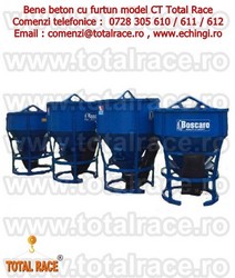 Bene beton cu descarcare centrala si furtun cauciuc