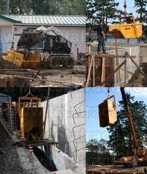 Haba macara metalica Bena macara cu autodescarcare Haba basculabila