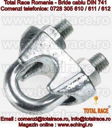 Bride cablu turnate DIN 741