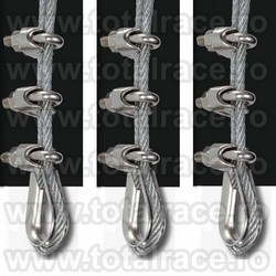 Brida metalica de strangere cablu Total Race