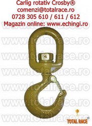 Carlige rotative cu siguranta utilaje contructii Total Race