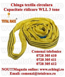 Chinga textila ridicare circulara 3 tone 2 metri