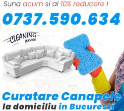 Curatare canapele Bucuresti. Curatare la domiciliu