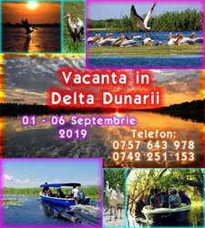 Delta Dunarii 01-06 Septembrie 2019 natura, liniste, distractie