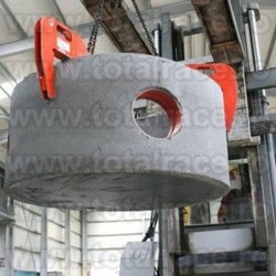 Sisteme de ridicat tuburi beton cu lanturi si clesti reglabili