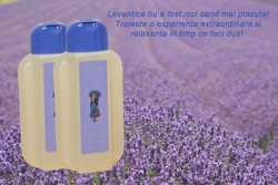 GEL DE DUS NATURAL DIN ULEI ESENTIAL DE LAVANDA!!!