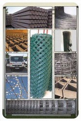 Plasa de sarma,stalp de beton