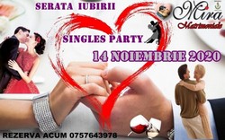 Serata iubirii -party pentru singles -14 Noiembrie 2020 –