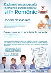 Diplome de infirmiere valabile si in strainatate