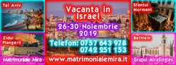 Vacanta Israel pentru Singles noiembrie 2019 - pret oferta ACUM