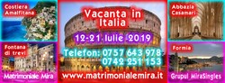 Last minute- Vacanta in Italia iulie 2019