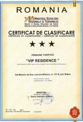 Clasificare pensiuni turistice/agroturistice.