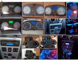 Modificare iluminat bord si interior auto