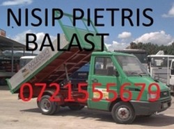 nisip de vanzare, pietris de vanzare, balast de vanzare, bobcat de inchiriat  0766205478