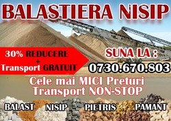 vand / transport nisip,balast,pietris,transport moloz,gunoi,transport marfa,mobila,evacuari moloz,nisip de vanzare,pietris de vanzare,pamant vegetal,tractari auto non stop 24/24  0730670803