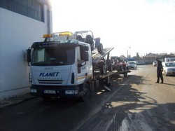 platforma iveco eurocargo cu remorca si licenta