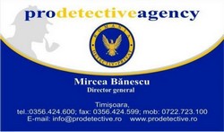 PRO DETECTIVE AGENCY Detectivi Timisoara