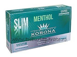 Tuburi Tigari pt.Tutun Korona Slim Menthol