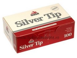 Tuburi Tigari pt.Tutun Gizeh Silver Tip 100 Buc.