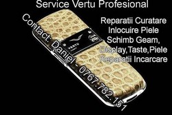 reparatie telefoane vertu originale vertu constellation roz PIELE inlocuire vertu piele ascent carca
